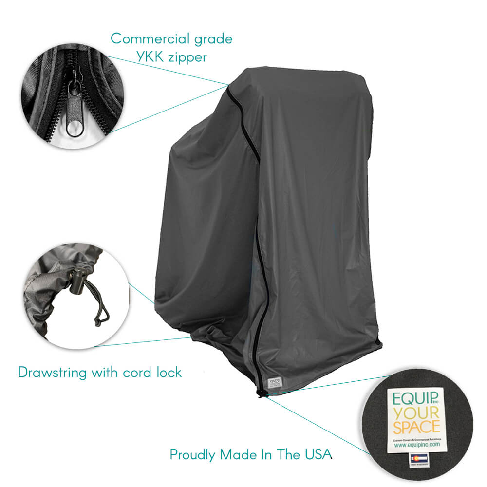 Brevidy Co Folding Treadmill Cover Black Dustproof and Water-Resistant Oxford Cloth Cover Complete with Storage Bag & Bonus Towel 