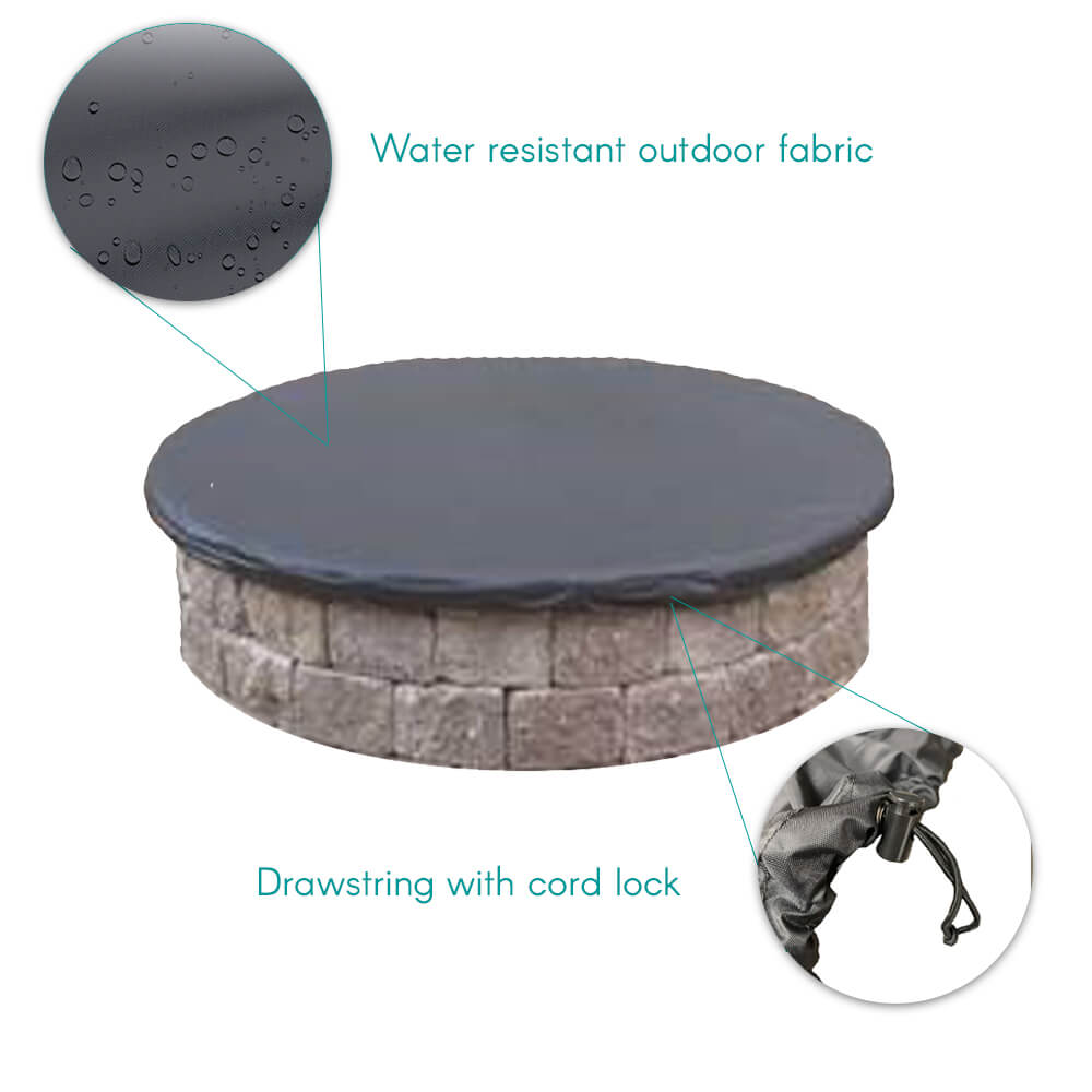 Fire Pit Cover Equip Home Fitness, Barrel Fire Pit Cover